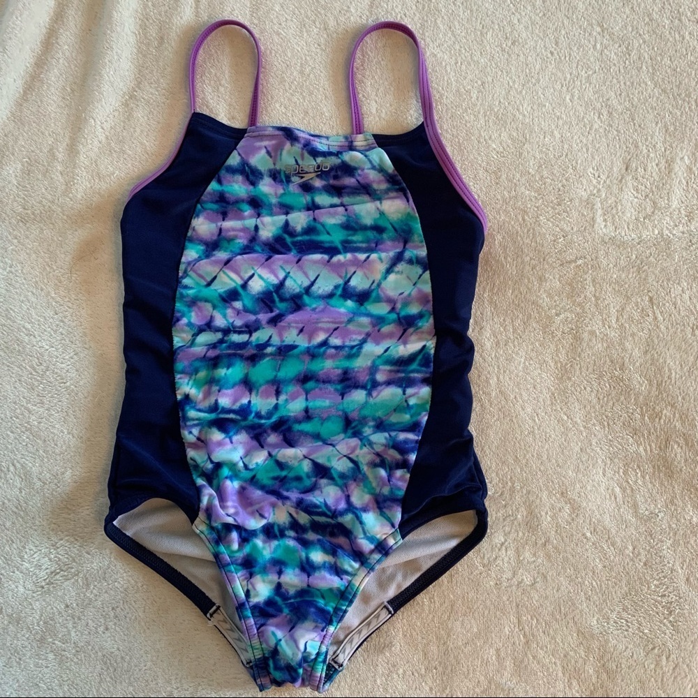 Speedo girls one piece swimsuit size 7- children